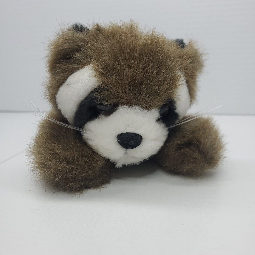 Bearington Collection 10" Reilly Raccoon Plush Soft Animal Bushy Tail